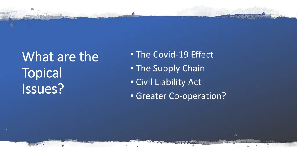 the covid 19 effect the supply chain civil