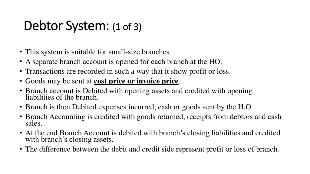 debtor system debtor system 1 of 3