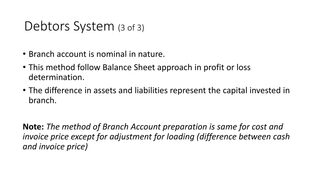 debtors system 3 of 3