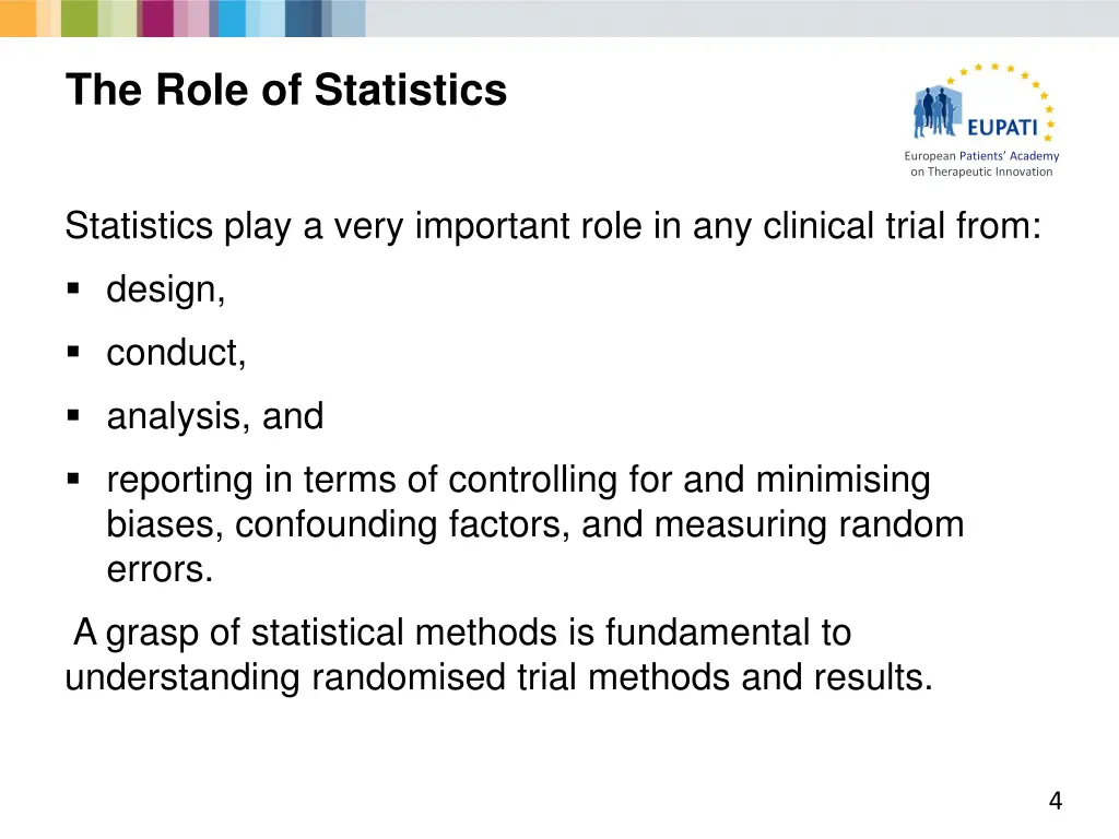 the role of statistics