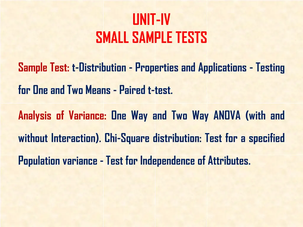 unit iv