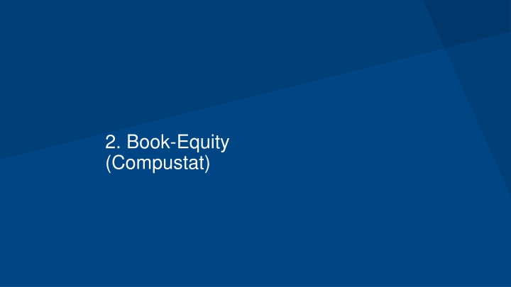 2 book equity compustat