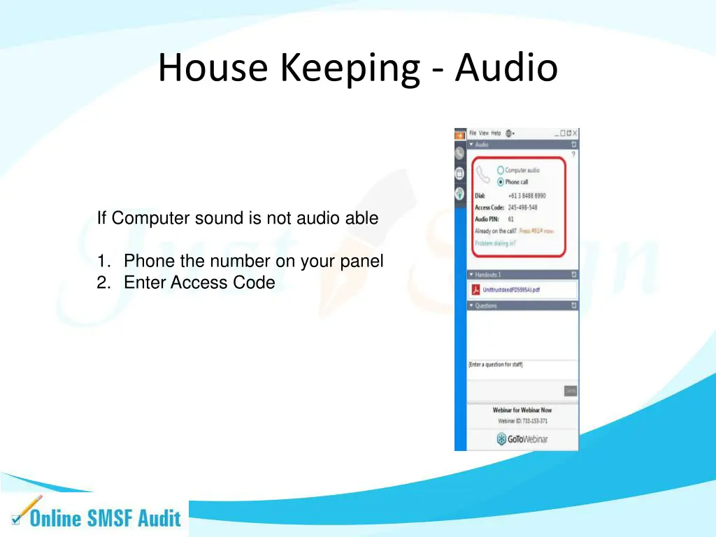 house keeping audio