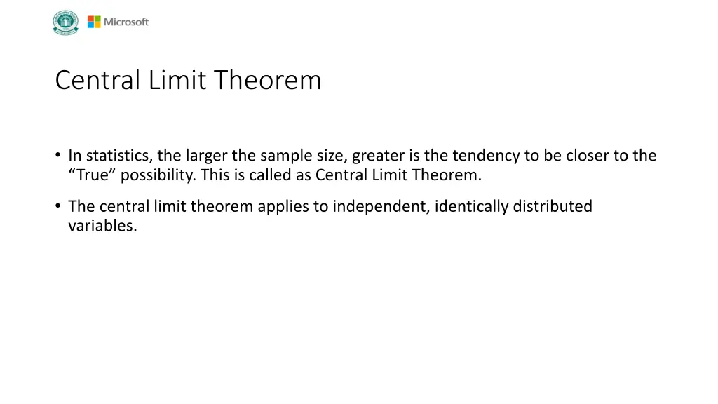 central limit theorem