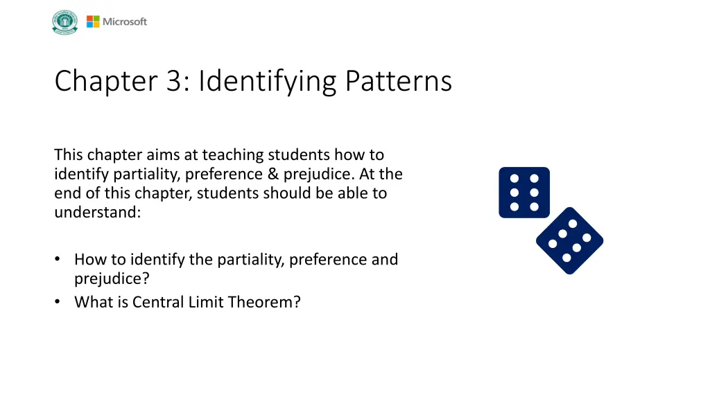 chapter 3 identifying patterns