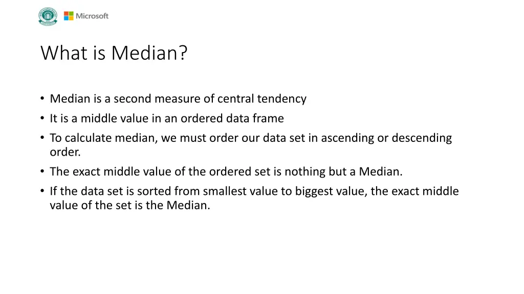 what is median