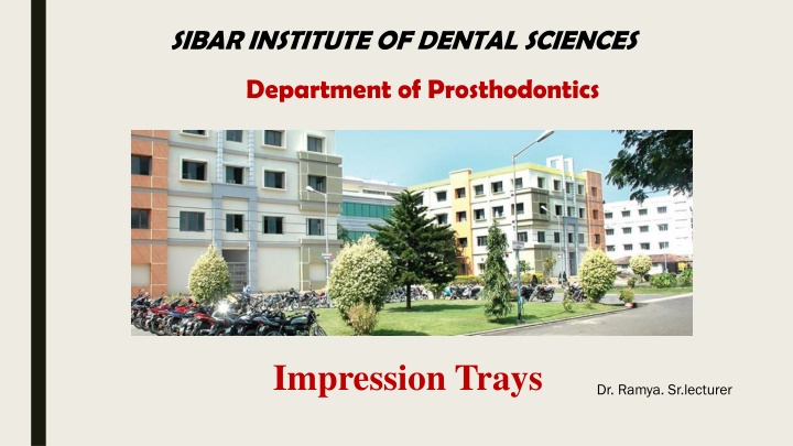 sibar institute of dental sciences