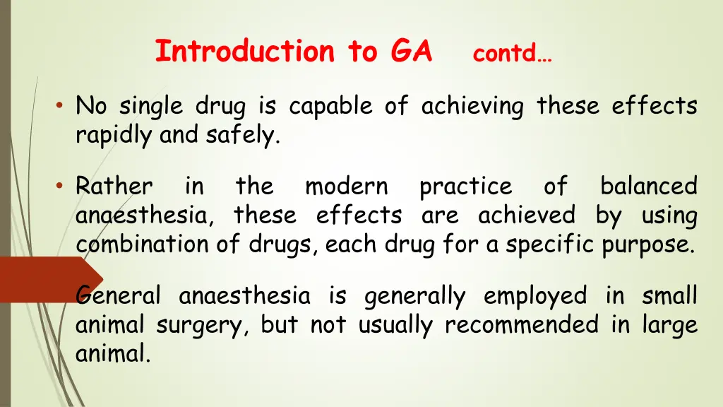 introduction to ga contd