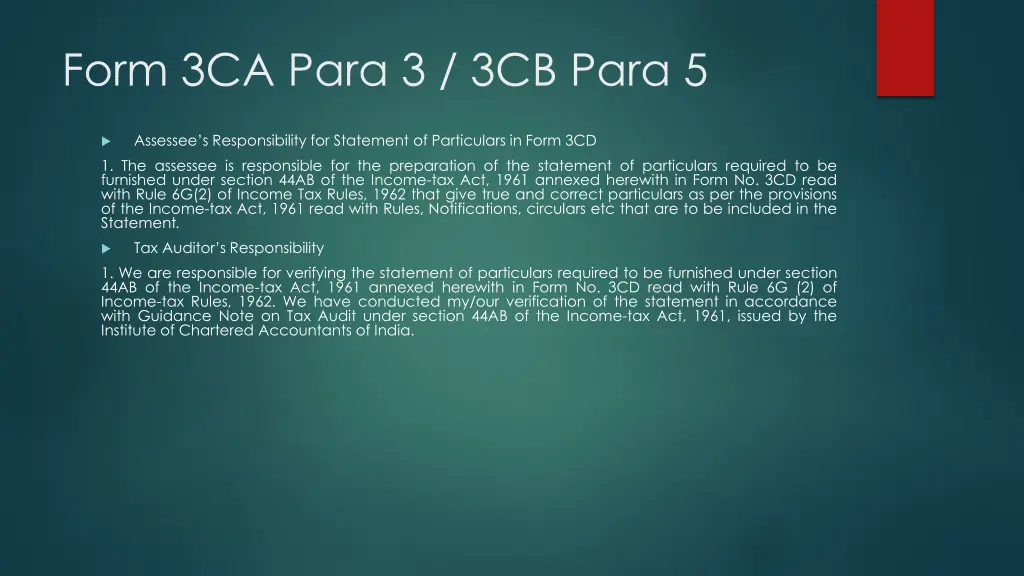 form 3ca para 3 3cb para 5