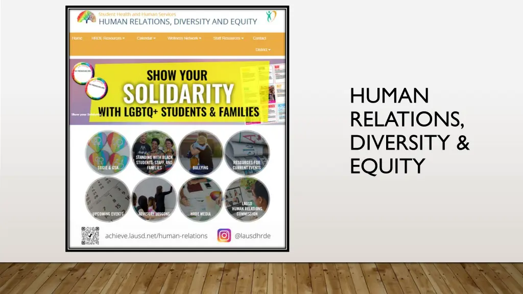 human relations diversity equity