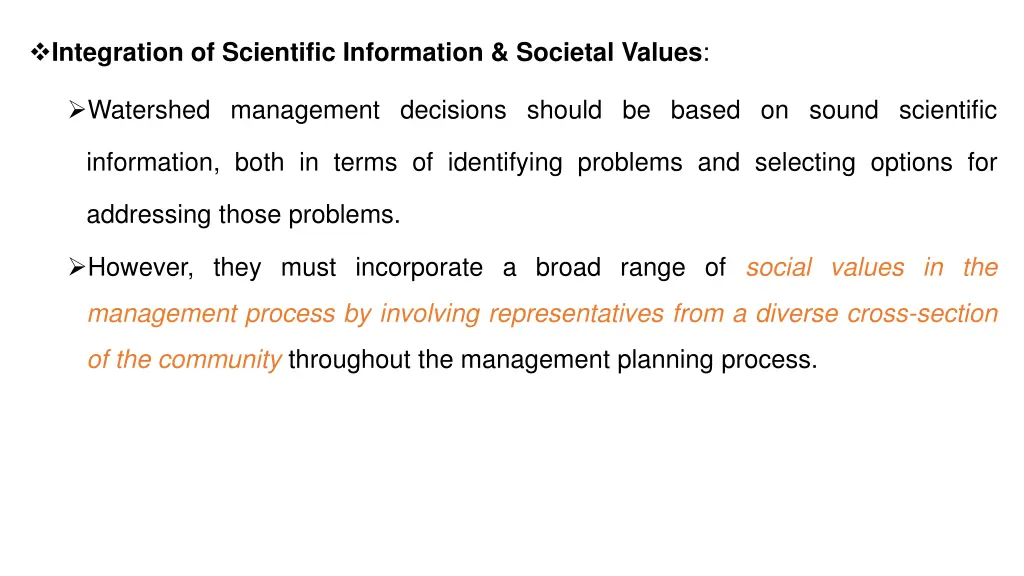 integration of scientific information societal