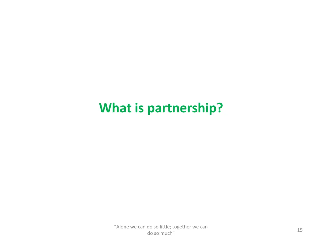 what is partnership