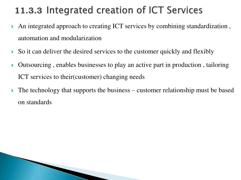 an integrated approach to creating ict services