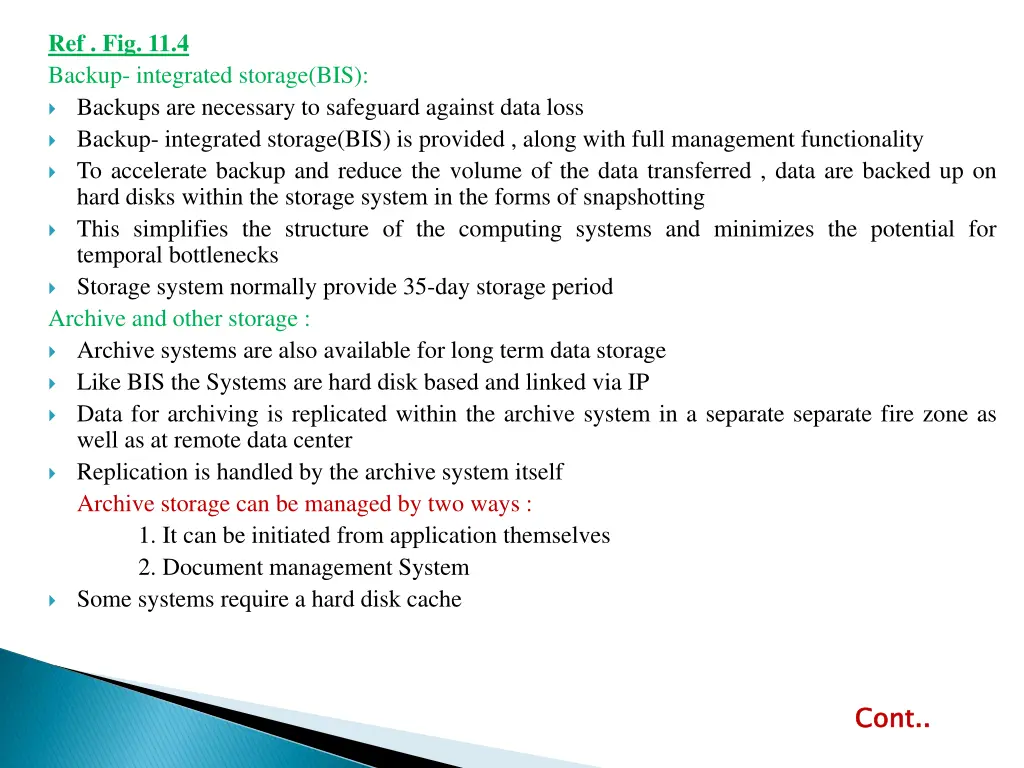 ref fig 11 4 backup integrated storage