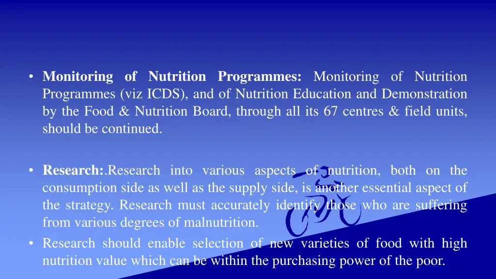 monitoring of nutrition programmes monitoring