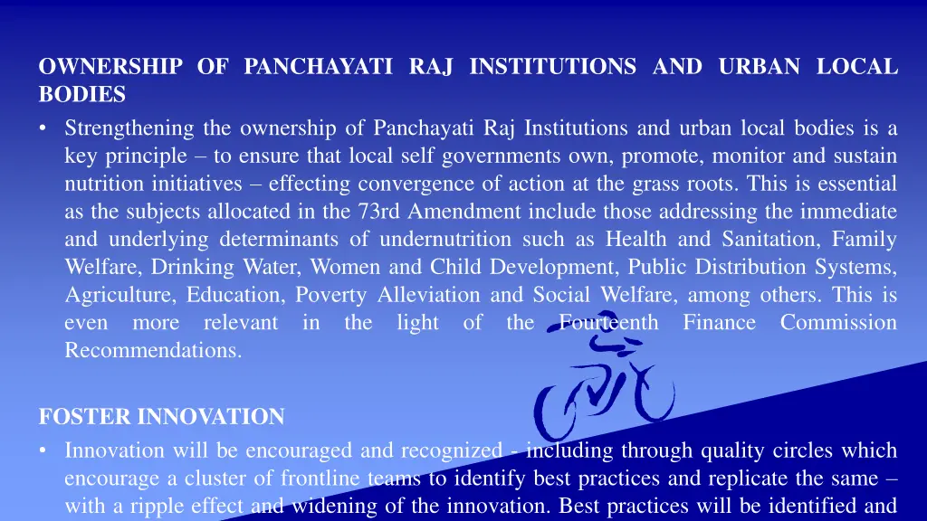 ownership of panchayati raj institutions