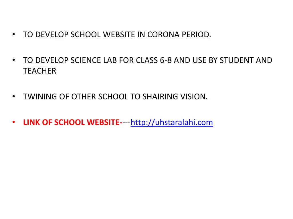 to develop school website in corona period