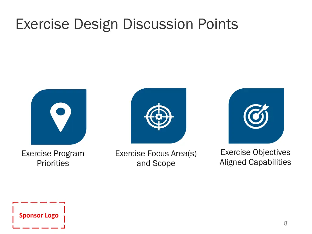 exercise design discussion points