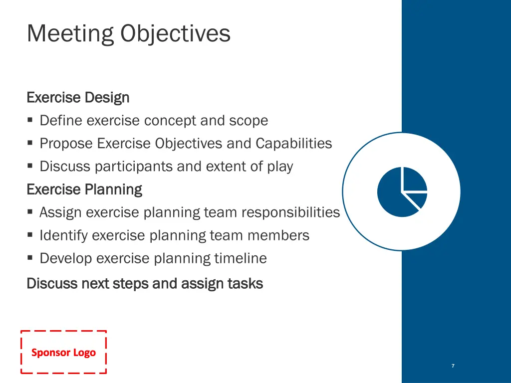 meeting objectives