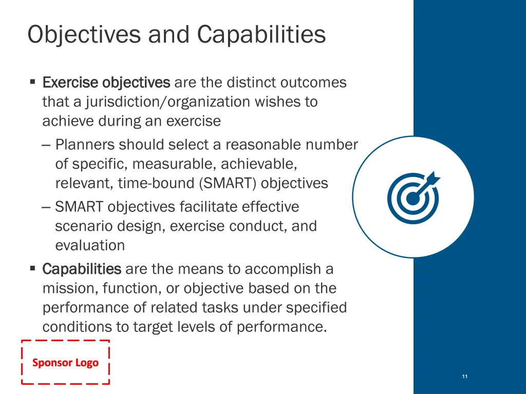 objectives and capabilities