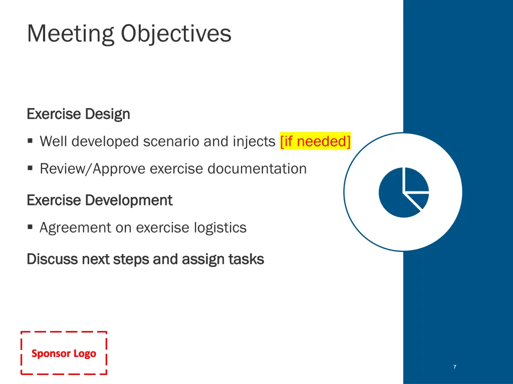 meeting objectives