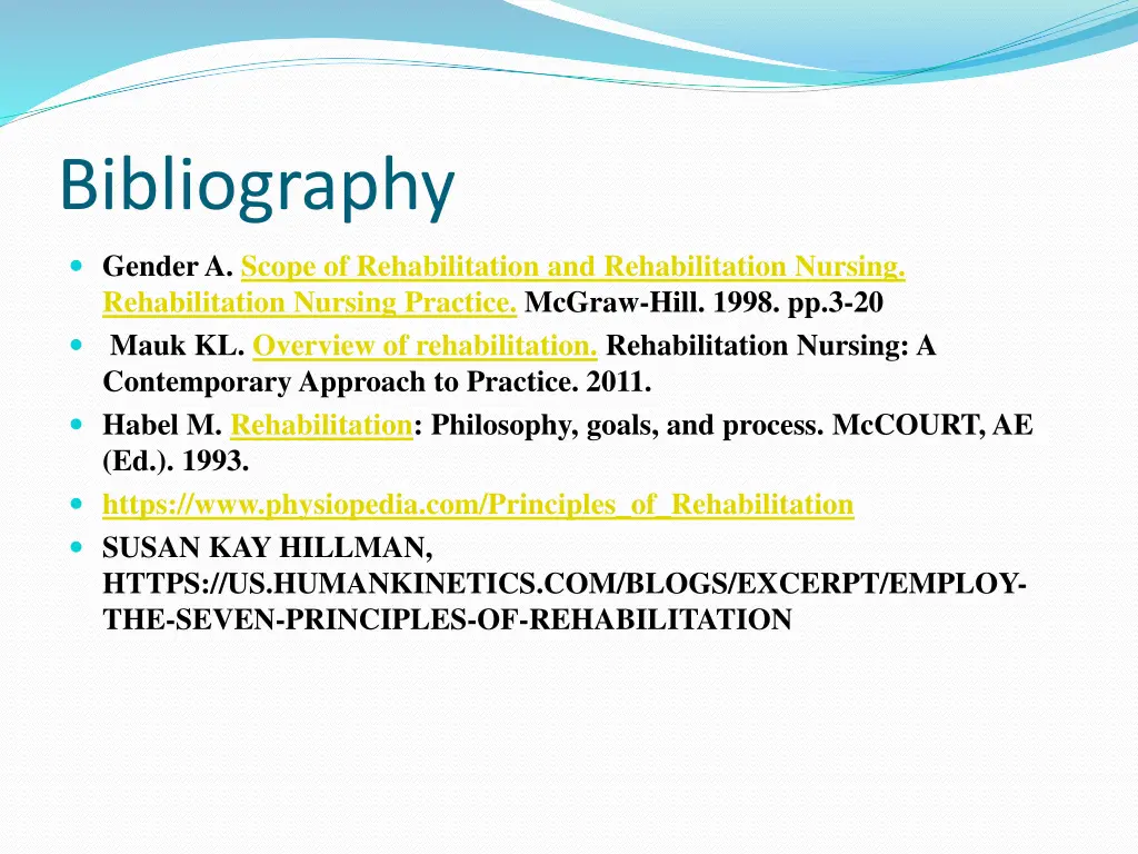 bibliography