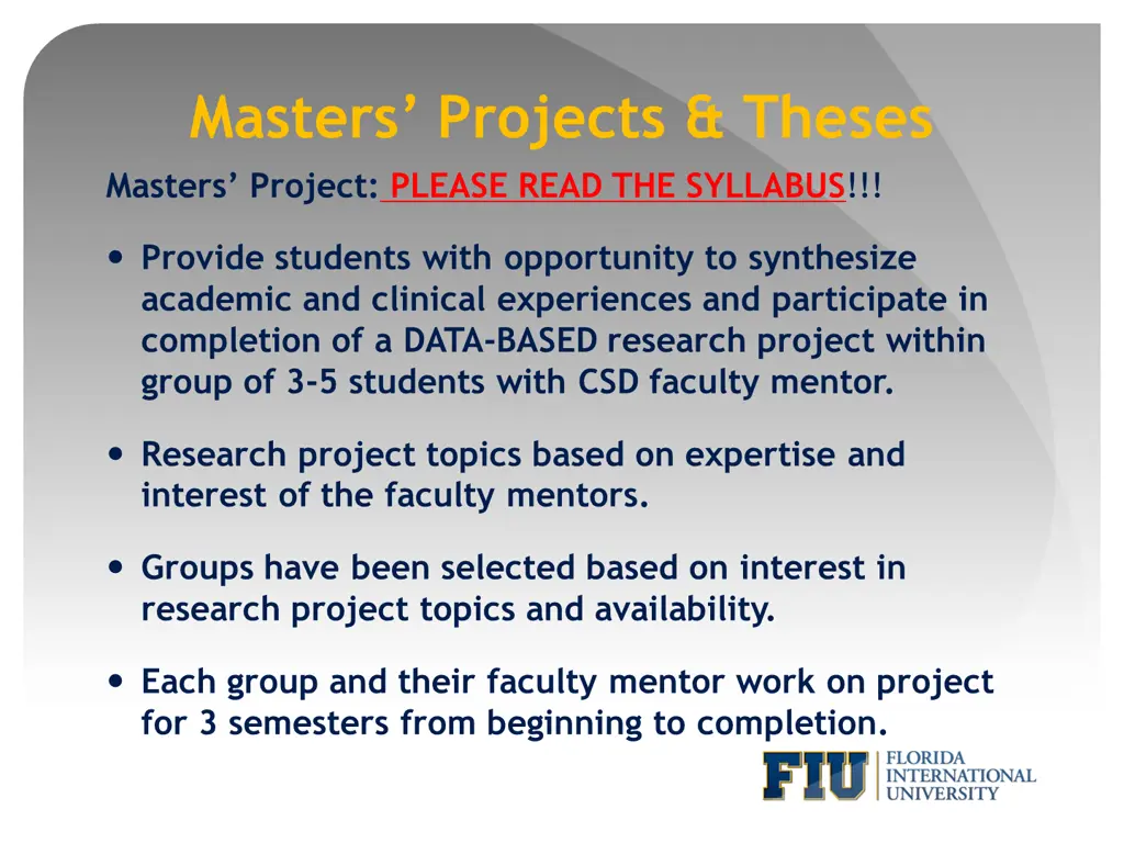 masters projects theses masters project please