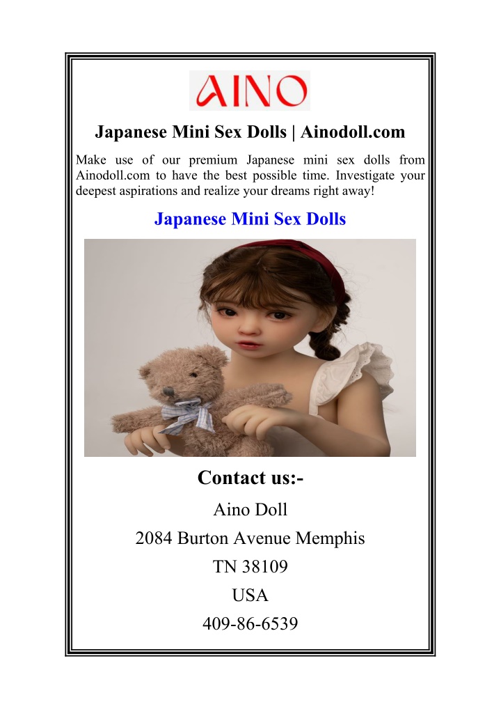 japanese mini sex dolls ainodoll com