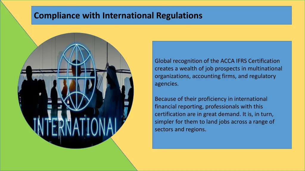 compliance with international regulations