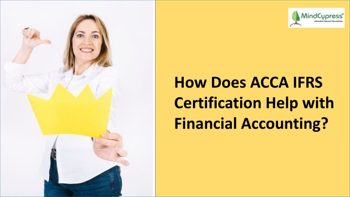 how does acca ifrs certification help with