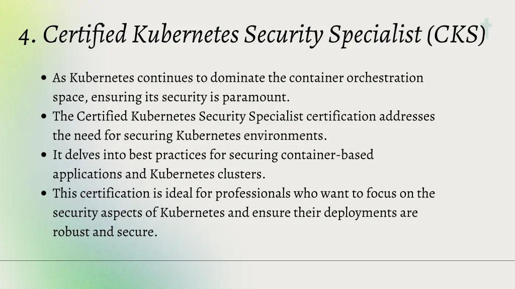 4 certified kubernetes security specialist cks