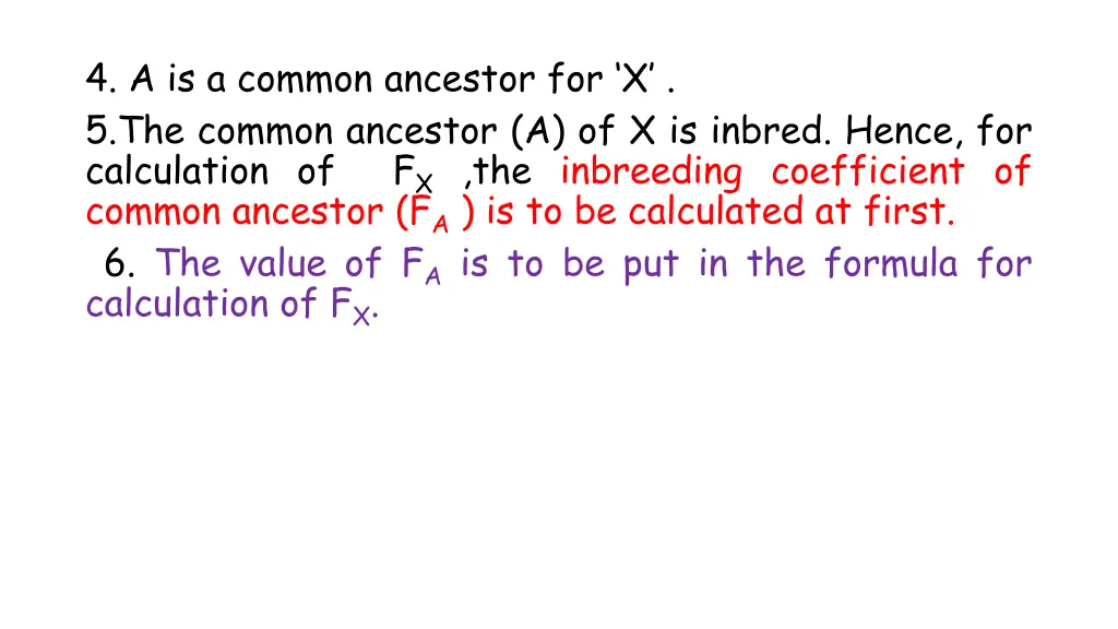 4 a is a common ancestor for x 5 the common