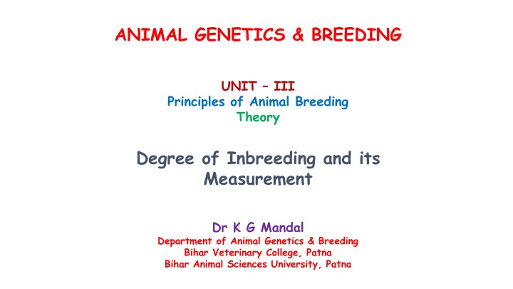 animal genetics breeding