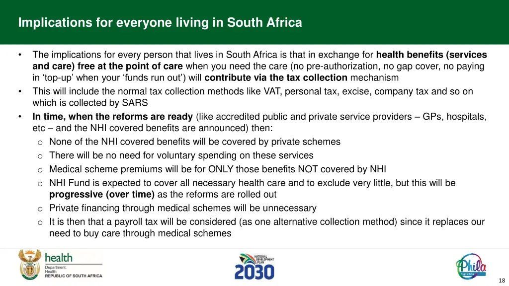 implications for everyone living in south africa