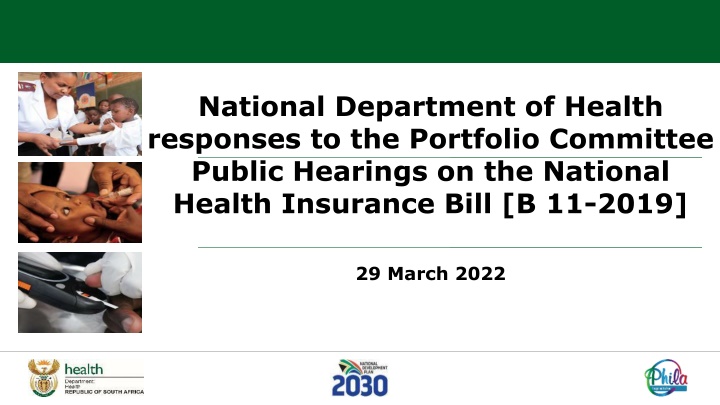 national department of health responses