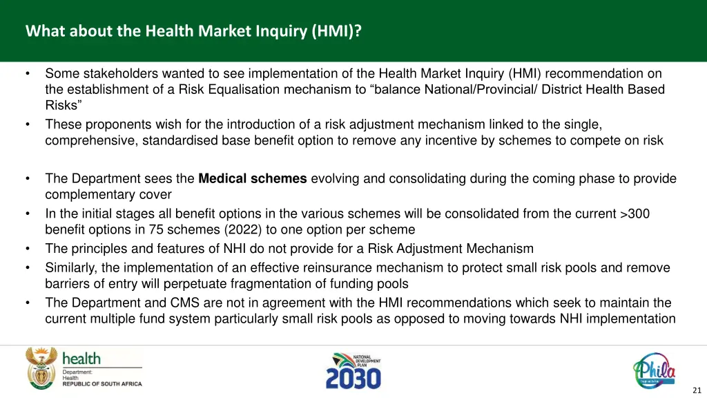 what about the health market inquiry hmi