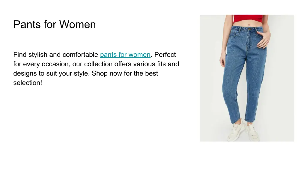 pants for women