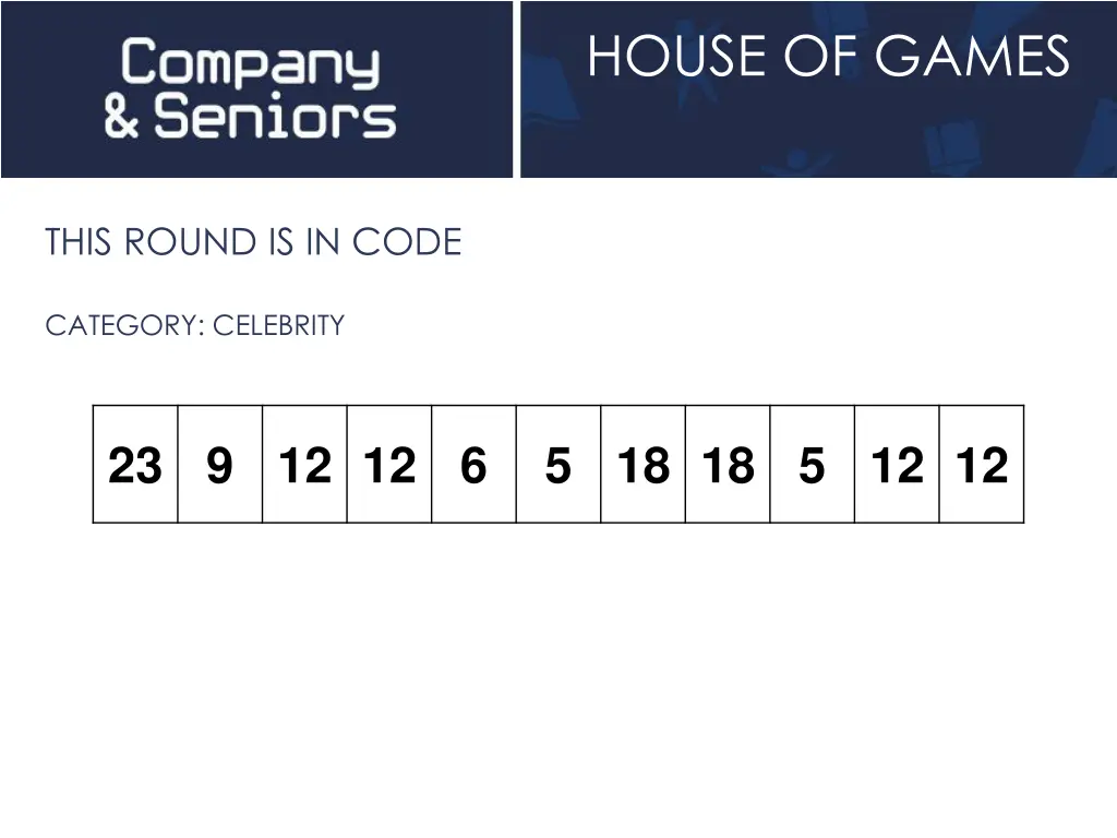 house of games 11