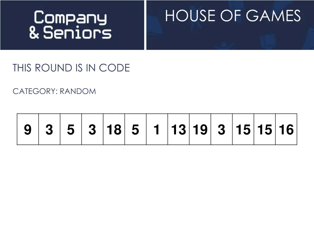 house of games 15