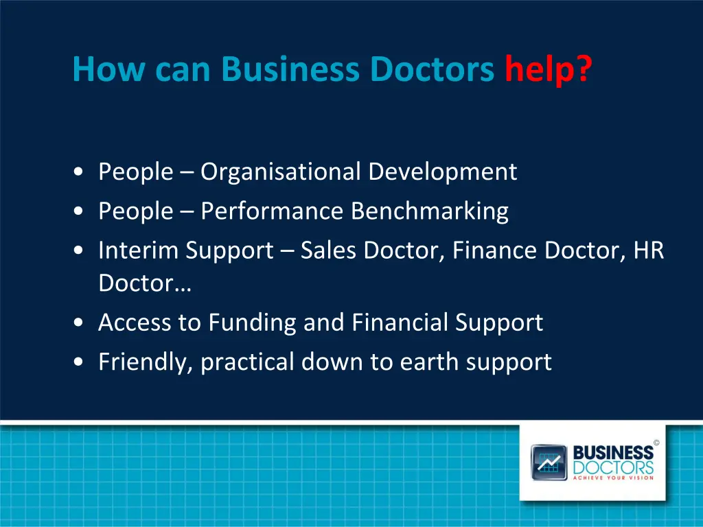 how can business doctors help