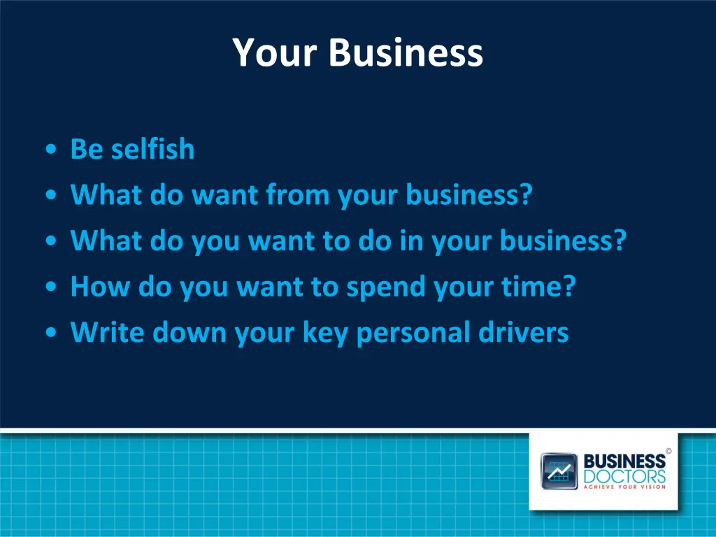 your business