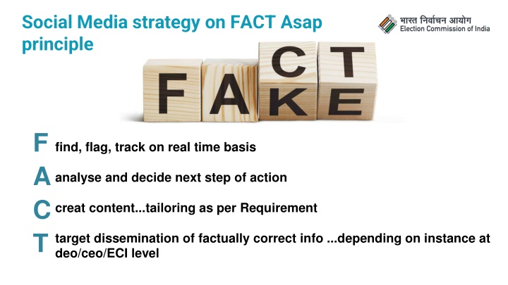 social media strategy on fact asap principle