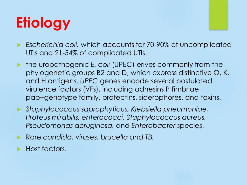 etiology