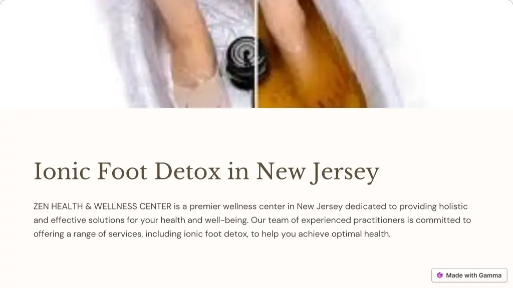 ionic foot detox in new jersey