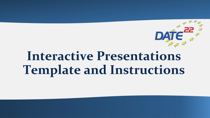 interactive presentations template