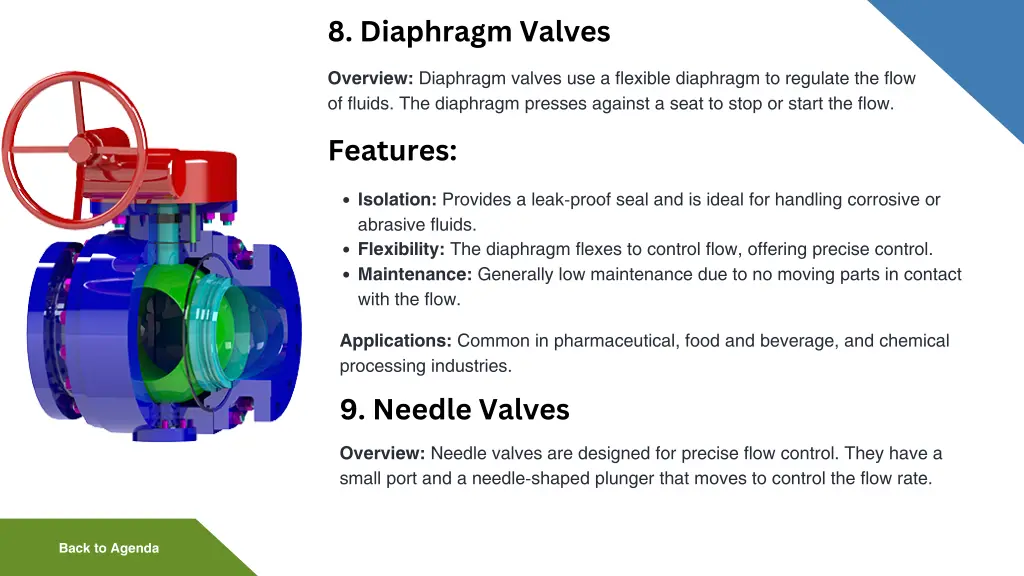 8 diaphragm valves