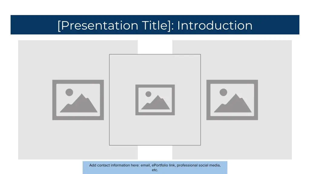 presentation title introduction