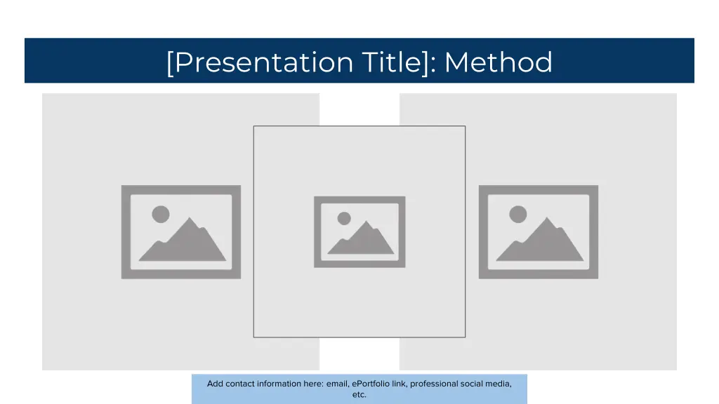 presentation title method