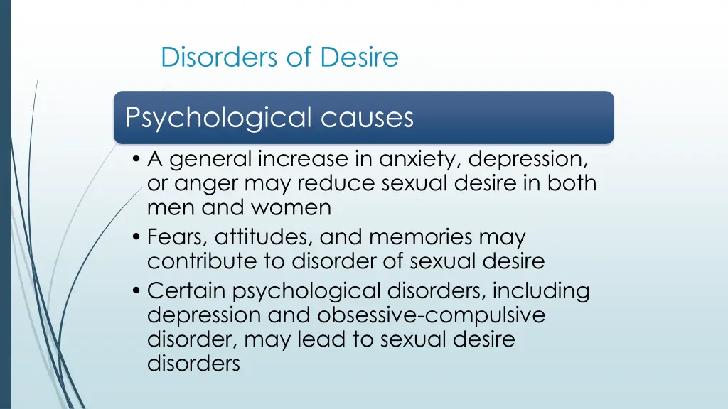 disorders of desire 2