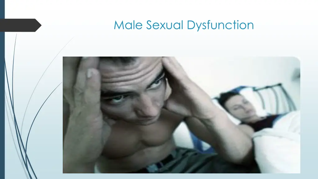 male sexual dysfunction